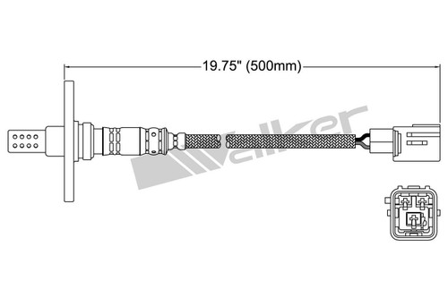 Walker Products Oxygen Sensor 250-23052 for 1991-1992 Toyota 3.0L (Supra)