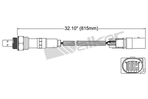 Walker Products Oxygen Sensor 250-25064 for 2013-2014 Audi 3.0L (A8 Quattro, S4, S5)
