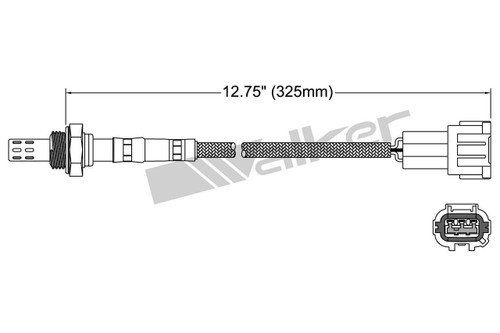 Walker Products Oxygen Sensor 250-23156 for 2004 Nissan 3.3L (Frontier, Xterra)
