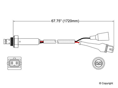 Walker Products Oxygen Sensor 250-23811 for 1989-1992 Volvo 2.3L (740)
