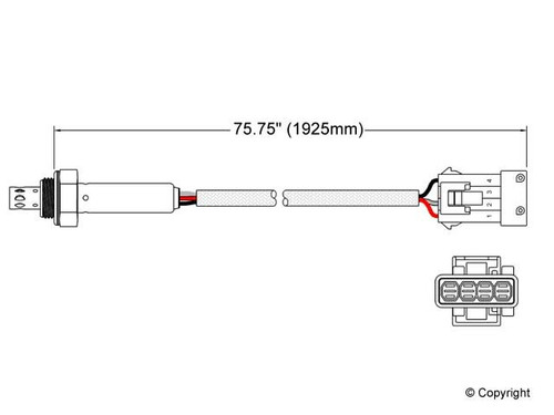Walker Products Oxygen Sensor 250-23812 for 1994-1995 Volvo 2.3L (940)
