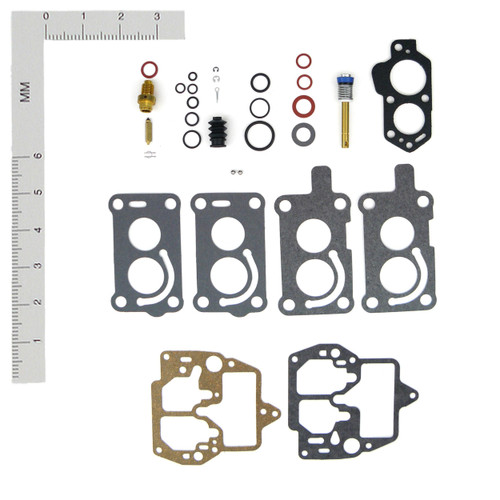 Walker Products Carburetor Repair Kit 151101A for 1980-1989 Chevrolet/Pontiac/Suzuki 1.0L 1.3L (Sprint, Firefly, Forsa, LJ81)