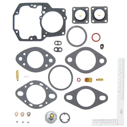 Walker Products Carburetor Repair Kit 15253A for 1963-1969 Ford/Mercury 2.8L 3.9L (Bronco, Club Wagon, Country Sedan, Country Squire)