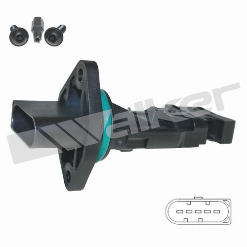 Walker Products Mass Air Flow Sensor 245-2217 for 2000-2014 Volkswagen 2.0L 1.9L (Cabrio, Clasico)