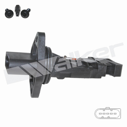 Walker Products Mass Air Flow Sensor 245-2221 for 2002-2009 Audi/Volkswagen 3.2L 4.0L (A3 Quattro, TT Quattro, Eos, Passat)