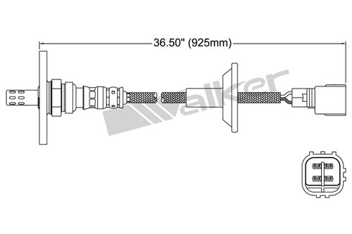 Walker Products Oxygen Sensor 250-24159 for 2000-2004 Toyota 2.7L 2.4L (Tacoma)