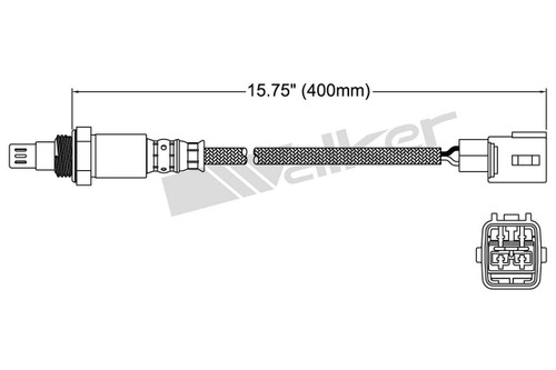 Walker Products Oxygen Sensor 250-54006 for 2001-2023 Lexus/Pontiac/Scion 3.5L 5.0L (ES350, IS F, LS460, Vibe)
