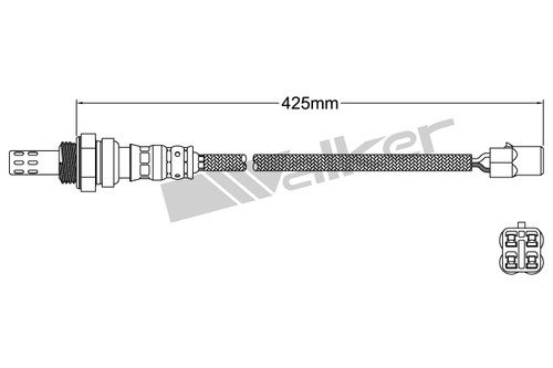 Othermotive Oxygen Sensor 932-14017 - 4-Wire Narrow-Band