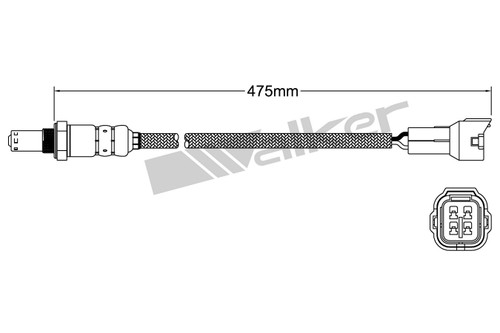 Othermotive Oxygen Sensor 932-14053 for 2002-2008 Honda (VTX1800C, VTX1800F, VTX1800N, VTX1800R)