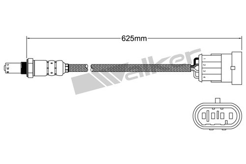Othermotive Oxygen Sensor 932-14055 for 2010-2019 Ducati (1199 Panigale, 1199 Panigale R, 1199 Panigale S, 1199 Panigale S Tricolore)