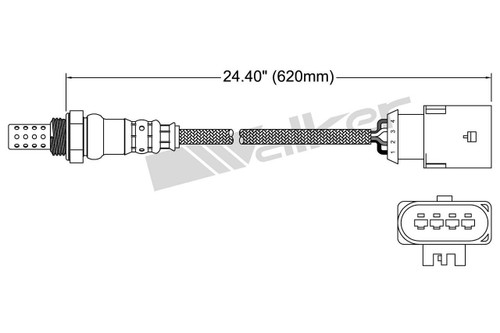 Walker Products Oxygen Sensor 250-24538 for 1999-2001 Land Rover 1.8L (Freelander)
