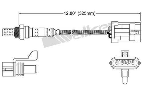 Walker Products Oxygen Sensor 250-24619 for 1994 Buick 3.8L (Regal)