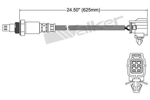 Walker Products Oxygen Sensor 250-54033 - 4-Wire Wide-Band