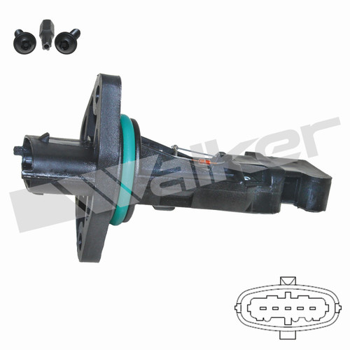Walker Products Mass Air Flow Sensor 245-1230 for 1997-2012 Porsche 3.6L 3.8L (911, Boxster, Carrera GT)