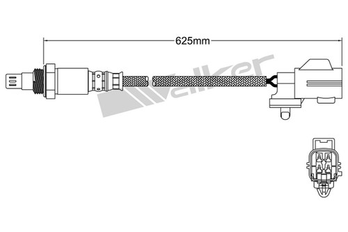Walker Products Oxygen Sensor 250-54039 for 2006-2008 Mazda 2.3L (6)