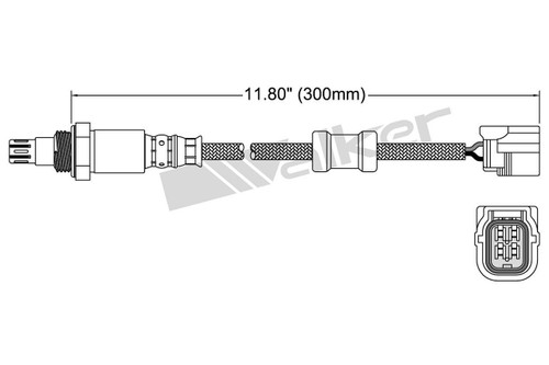 Walker Products Oxygen Sensor 250-54065 for 2007-2015 Acura/Honda 2.0L 2.4L (ILX, CR-V)