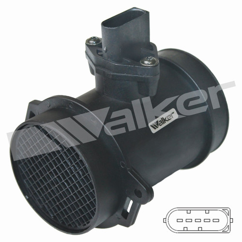 Walker Products Mass Air Flow Sensor 245-1267 for 1995-2004 Dodge/Freightliner/Mercedes-Benz 2.7L 2.8L