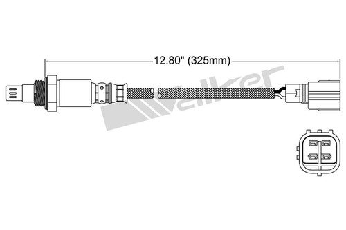 Walker Products Oxygen Sensor 250-54069 for 2011-2015 Lexus/Scion 3.5L 2.4L (RX350, xB)