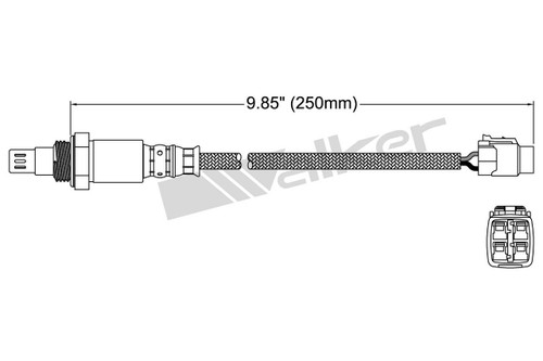 Walker Products Oxygen Sensor 250-54071 for 2010-2013 Suzuki 2.4L 2.0L (Kizashi, SX4)