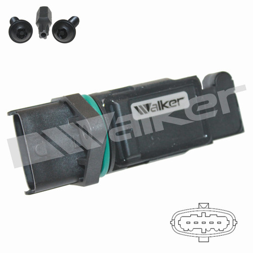Walker Products Mass Air Flow Sensor 245-1272 for 1999-2005 Porsche 3.4L 3.6L (911)