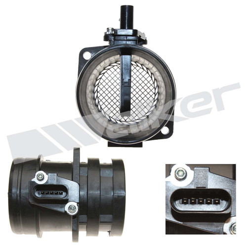 Walker Products Mass Air Flow Sensor 245-1281 for 2006-2018 Audi/Seat/Volkswagen 2.0L 1.8L (A3, A3 Quattro, A4, Q3)