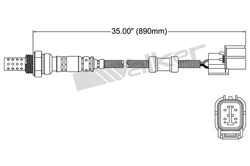 Walker Products Oxygen Sensor 250-24348 for 1997-1999 Acura 3.2L (NSX)