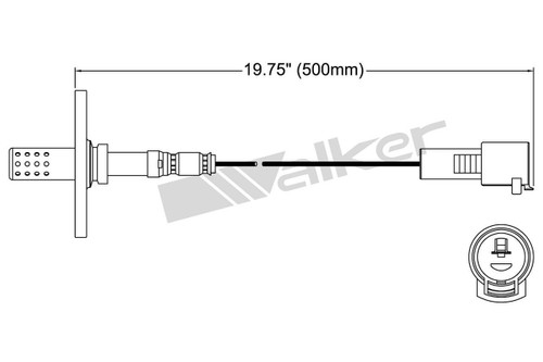 Walker Products Oxygen Sensor 250-21058 for 1983-1986 Toyota 2.0L (Camry, Celica)