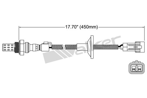 Walker Products Oxygen Sensor 250-22009 for 1990-1992 Lexus 4.0L (LS400)
