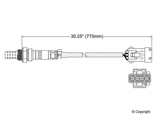 Walker Products Oxygen Sensor 250-24409 - 4-Wire Narrow-Band