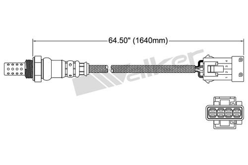 Walker Products Oxygen Sensor 250-24410 - 4-Wire Narrow-Band