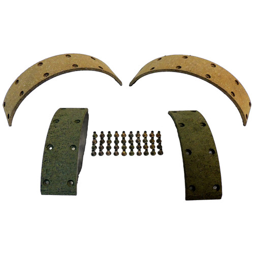 Crown Automotive 116600 Drum Brake Shoe Facing Kit 2-Pack - Fits 1941-1945 Jeep M38-A1
