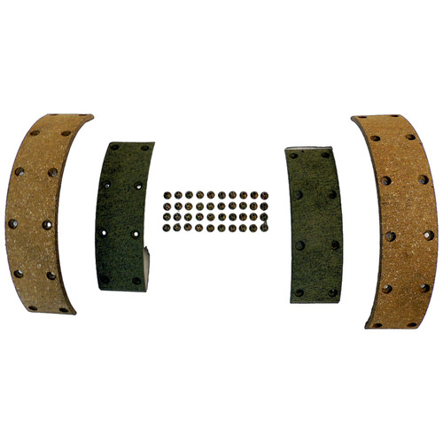 Crown Automotive 116600 Drum Brake Shoe Facing Kit 2-Pack - Fits 1941-1945 Jeep M38-A1
