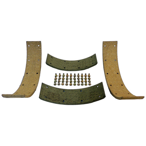 Crown Automotive 116600 Drum Brake Shoe Facing Kit 2-Pack - Fits 1941-1945 Jeep M38-A1
