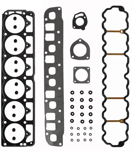 Enginetech J242HS-DWB Head Gasket Set with Bolts OEM-Spec for 1999-2003 Jeep Cherokee 4.0L 242ci I6 - New Head Bolts Included