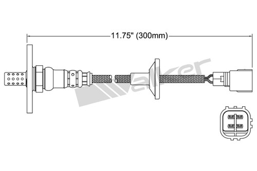 Walker Products Oxygen Sensor 250-24655 for 2001-2003 Toyota 3.0L (Sienna)