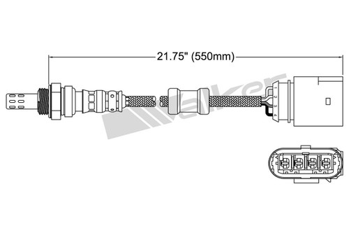 Walker Products Oxygen Sensor 250-24940 for 2013-2017 Volkswagen 1.4L 1.2L (Polo)