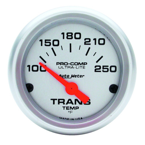 Autometer 52mm Mechanical Transmission Temperature Gauge for 100-250°F