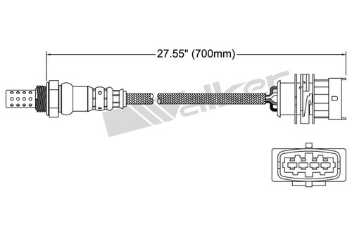 Walker Products Oxygen Sensor 250-24694 for 2005-2008 Chevrolet 2.4L 1.8L (Astra, Vectra)