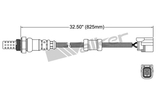 Walker Products Oxygen Sensor 250-24856 for 2009-2020 Honda 1.5L 1.3L (City, CR-Z, Fit, Insight)