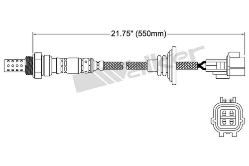 Walker Products Oxygen Sensor 250-24653 for 2004-2008 Chevrolet/Mitsubishi 2.0L 2.4L (Astra, Lancer, Outlander)