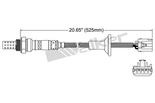 Walker Products Oxygen Sensor 250-24914 for 2011-2015 Toyota 3.5L 2.7L (Sienna)