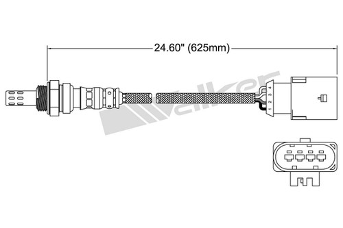 Walker Products Oxygen Sensor 250-24775 for 2002-2008 Mini 1.6L (Cooper)