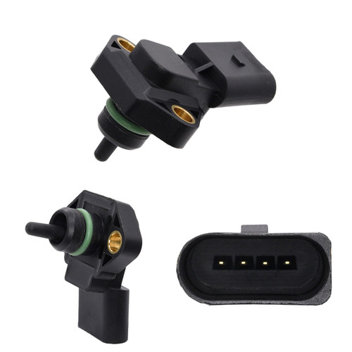 Walker Products Manifold Absolute Pressure Sensor 225-1213 for 1999-2006 Audi/Seat/Volkswagen 1.8L 4.2L (A4, A4 Quattro, RS6, TT)