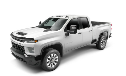 AVS High Profile Bugflector II Hood Shield for Chevrolet Silverado 2500 / 3500 HD - Smoke