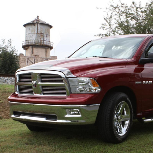 AVS Aeroskin Low Profile Hood Shield - Chrome for 99-07 Ford F-250