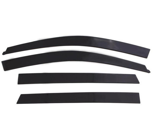 AVS Ventvisor Low Profile Deflectors 4pc for Ford F-150 Supercrew - Smoke