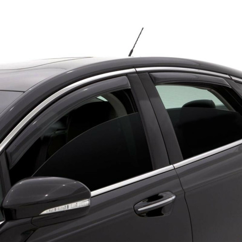 AVS Ventvisor In-Channel Front and Rear Window Deflectors 4pc for Chevy Cruze - Smoke