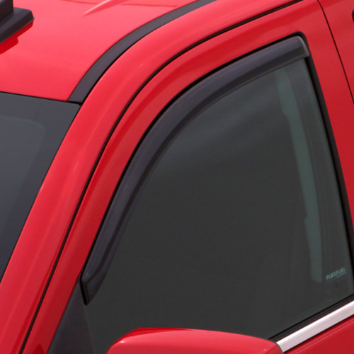 AVS Ventvisor In-Channel Window Deflectors 2pc - Smoke for 07-13 Chevy Silverado 1500 Standard Cab