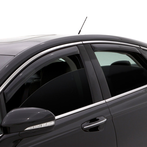 AVS Ventvisor In-Channel Front and Rear Window Deflectors 4pc for Chevy Aveo - Smoke