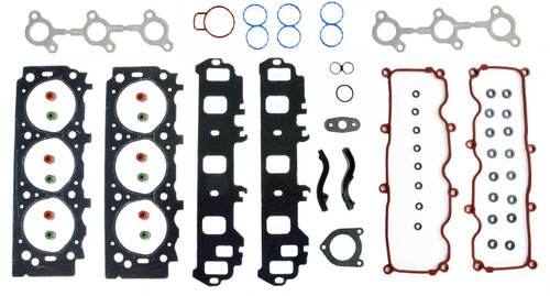 Enginetech F183HS-BWB Head Gasket Set with Bolts OEM-Spec for 2001-2007 Ford Mercury 3.0L 182ci V6 - New Head Bolts Included